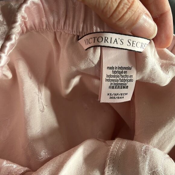 Victoria’s Secret satin logo pajama pants with pockets Xs - Picture 8 of 9